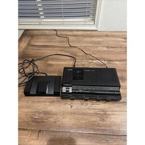 Sanyo Memo-Scriber TRC-8080 Cassette Tape Transcriber  Tested